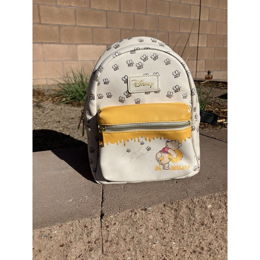 Disney Loungefly Winnie The Pooh Mini Backpack Adjustable Straps